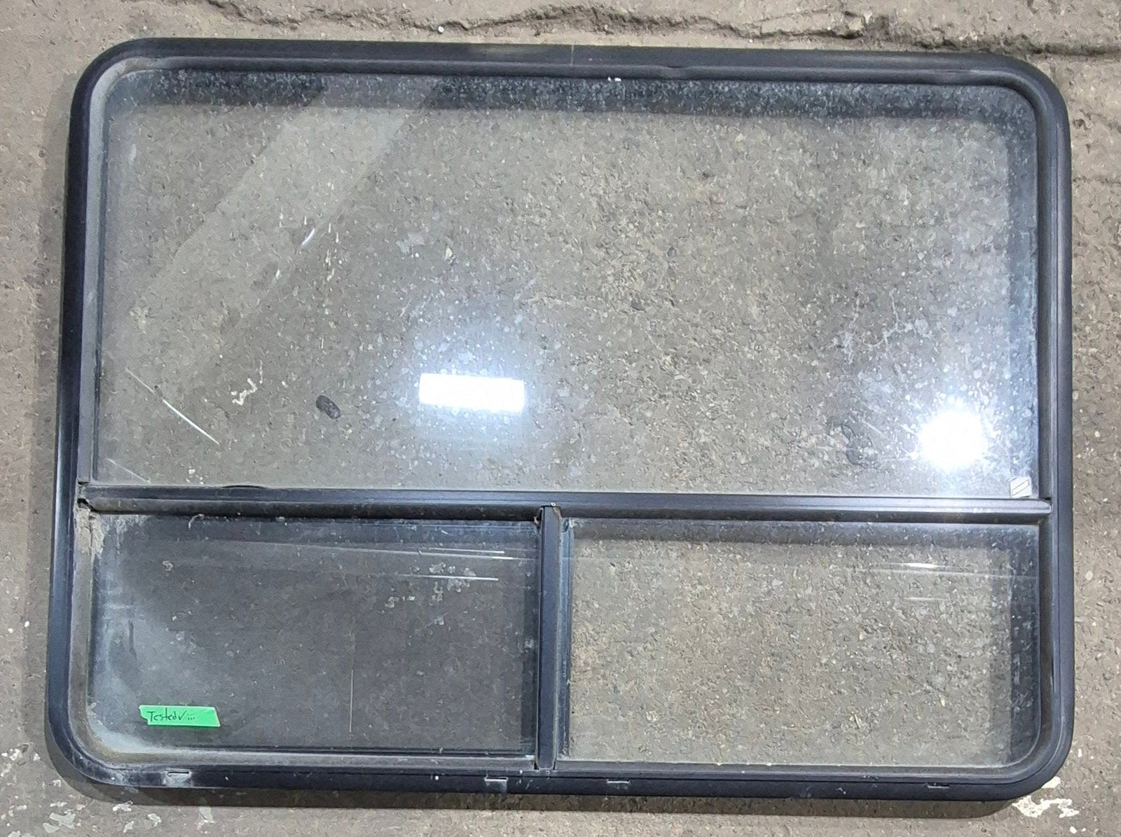 Used Black Radius Opening Window : 48 1/4