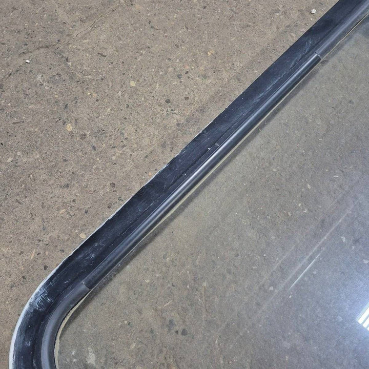 Used Black Radius Opening Window - 53 1/2" X 35 1/2" X 1 1/4" - Young Farts RV Parts