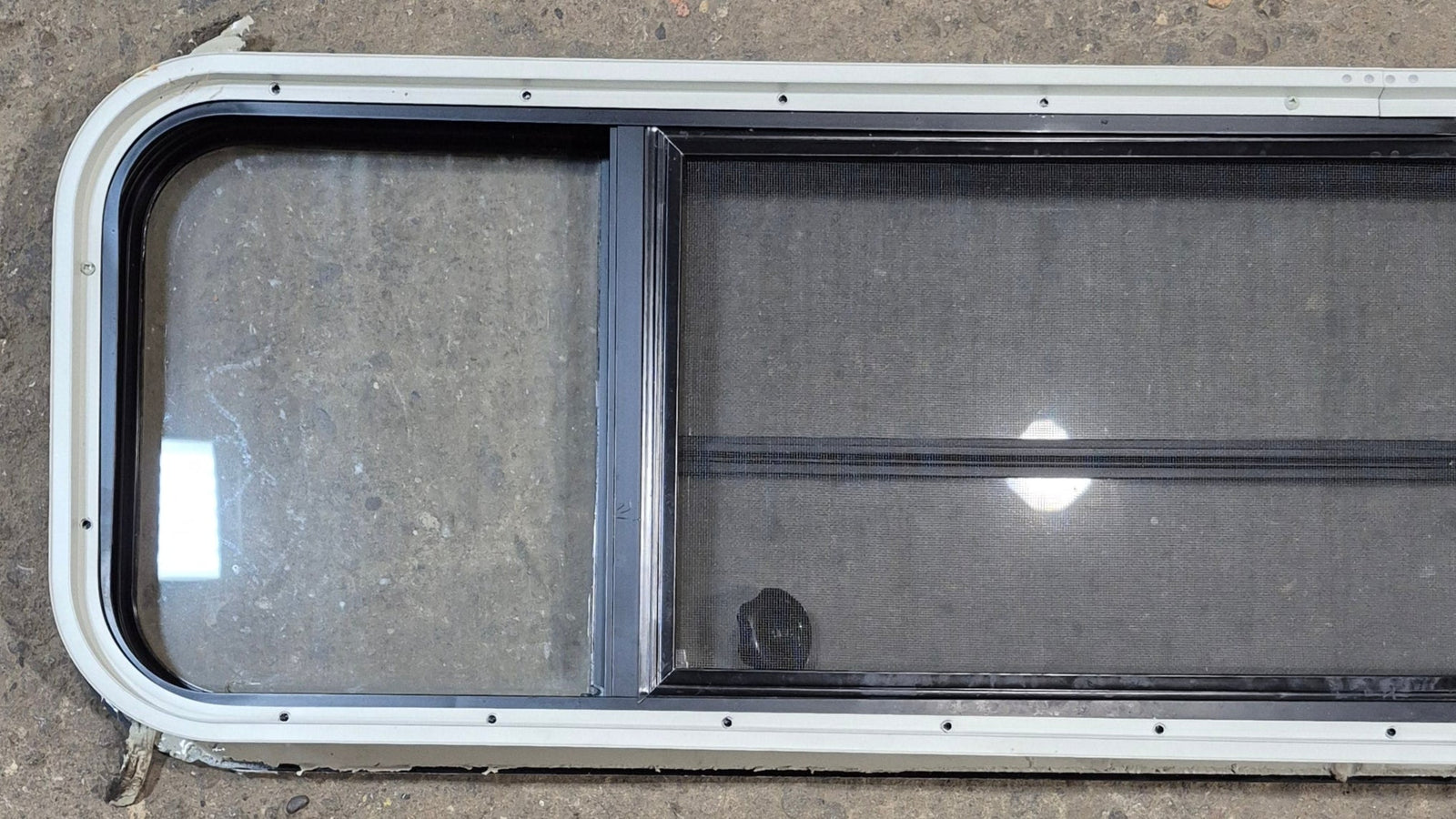 Used Black Radius Opening Window : 59 1/2