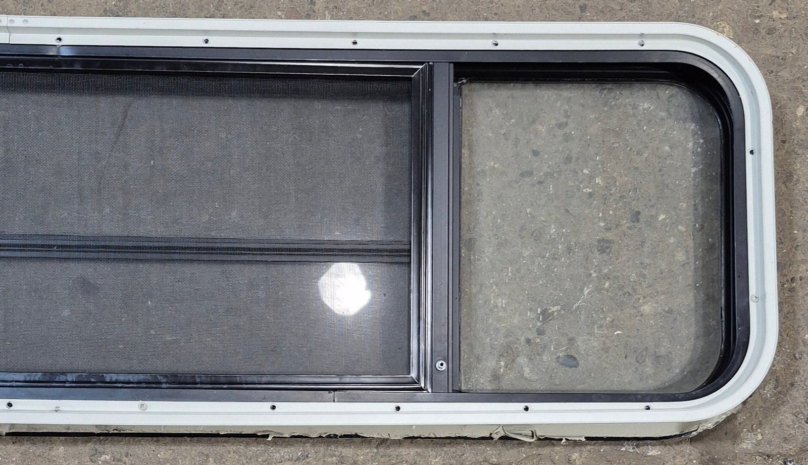 Used Black Radius Opening Window : 59 1/2