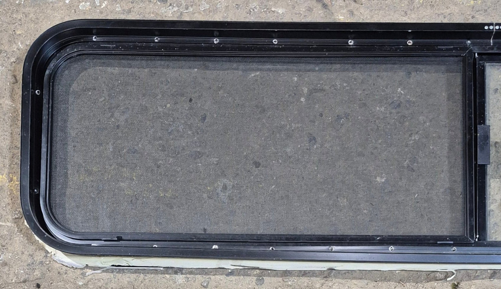 Used Black Radius Opening Window : 59 1/4