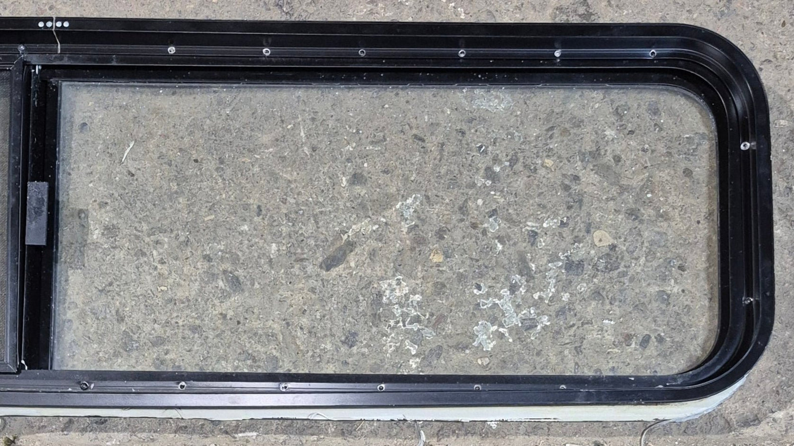 Used Black Radius Opening Window : 59 1/4