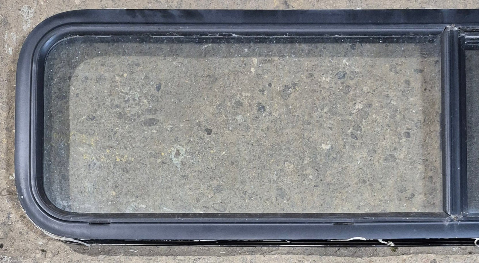 Used Black Radius Opening Window : 59 1/4