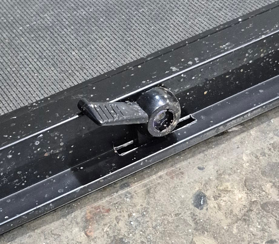 Used Black Radius Opening Window : 60 1/4