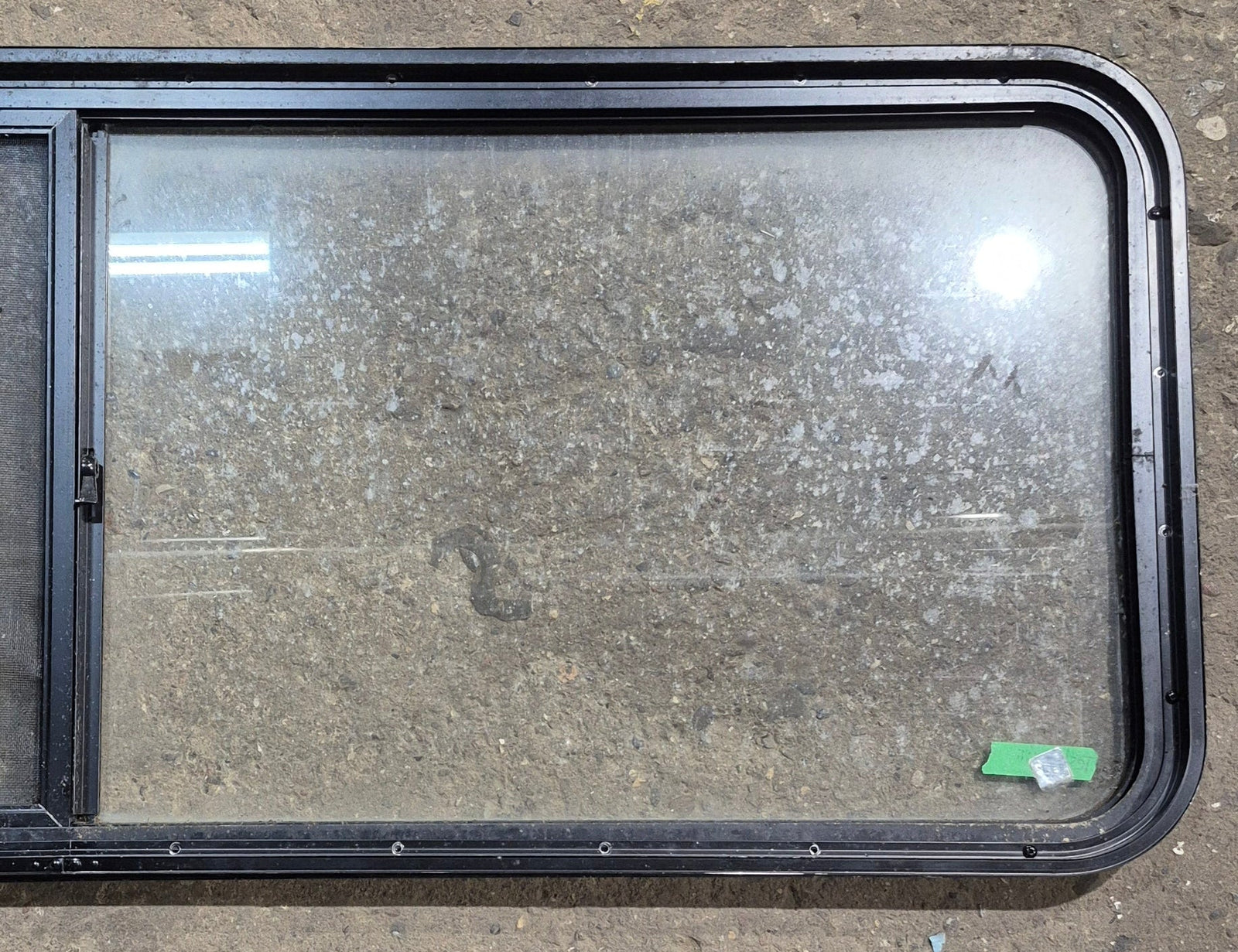 Used Black Radius Opening Window : 60 1/4