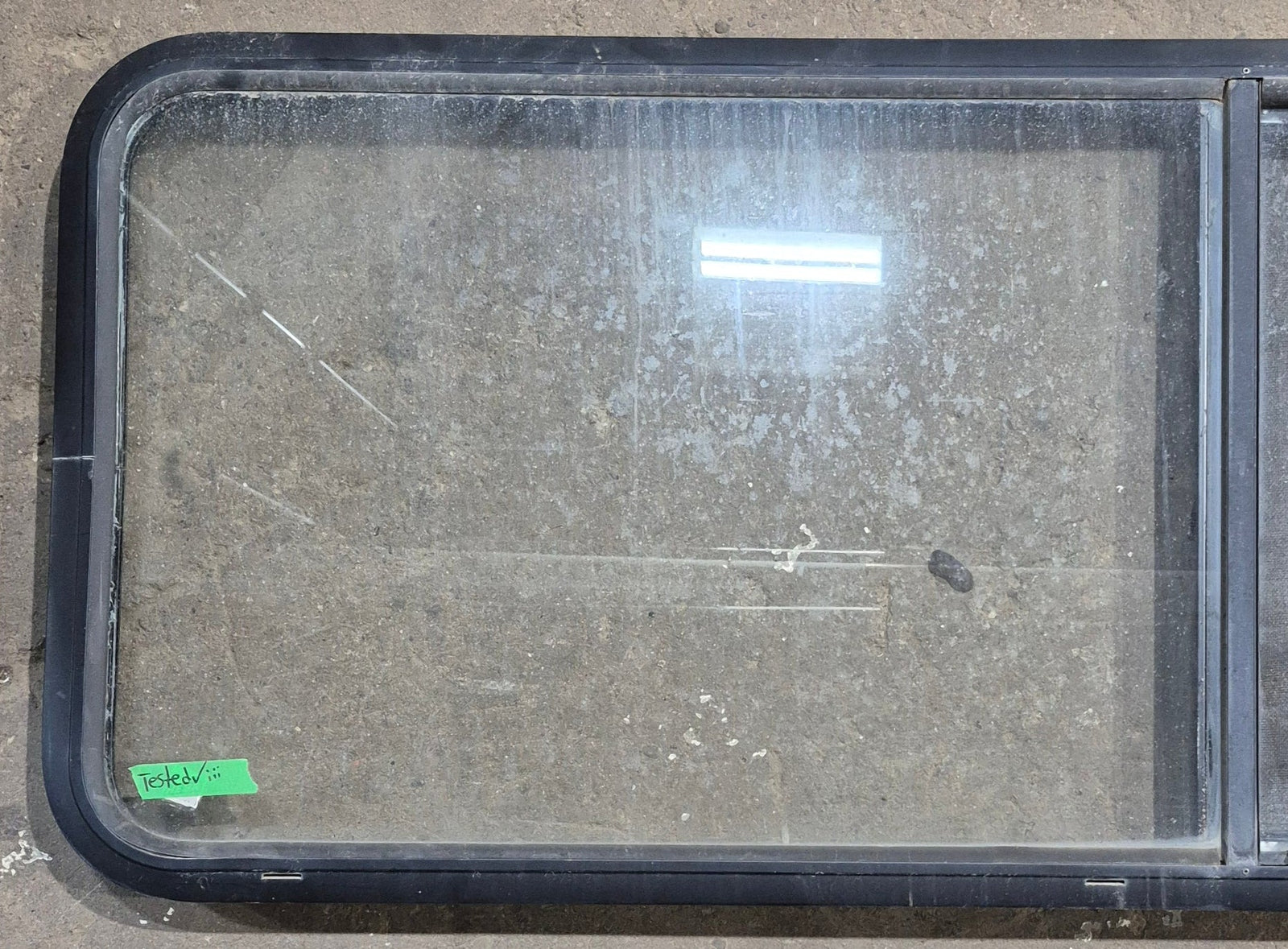Used Black Radius Opening Window : 60 1/4
