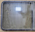 Used Black Radius Opening Window : 64 1/4" W x 28 3/4" H x 1 3/4" - Young Farts RV Parts