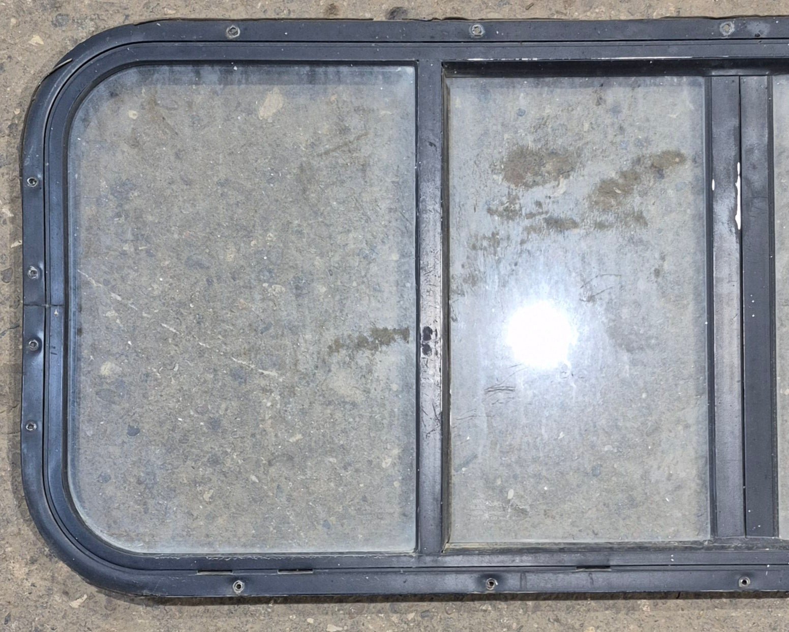 Used Black Radius Truck Camper Slider Opening Window : 41