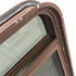 Used Brown Radius Dual Pane-Storm Window : 41 1/4" W x 14 3/4" H x 1 1/2" D - Young Farts RV Parts