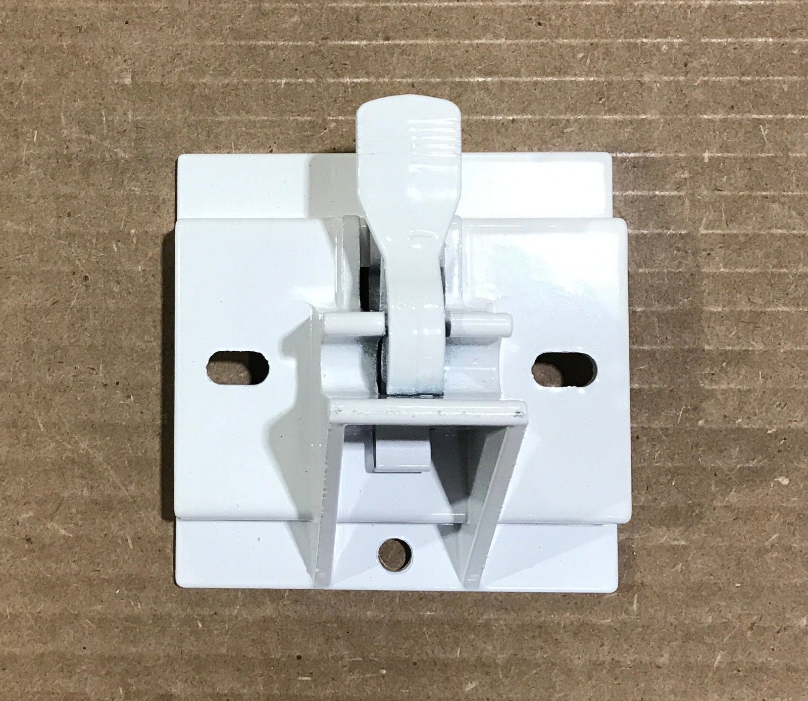 Used Carefree Bottom Bracket, White - 901019W - Young Farts RV Parts