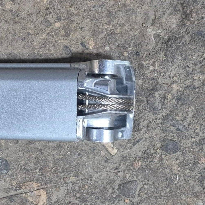 Used Carefree Box Awning Spring Arm Assembly, 94", Silver, Right (Idler) Side - R012530 - TB94R - Young Farts RV Parts