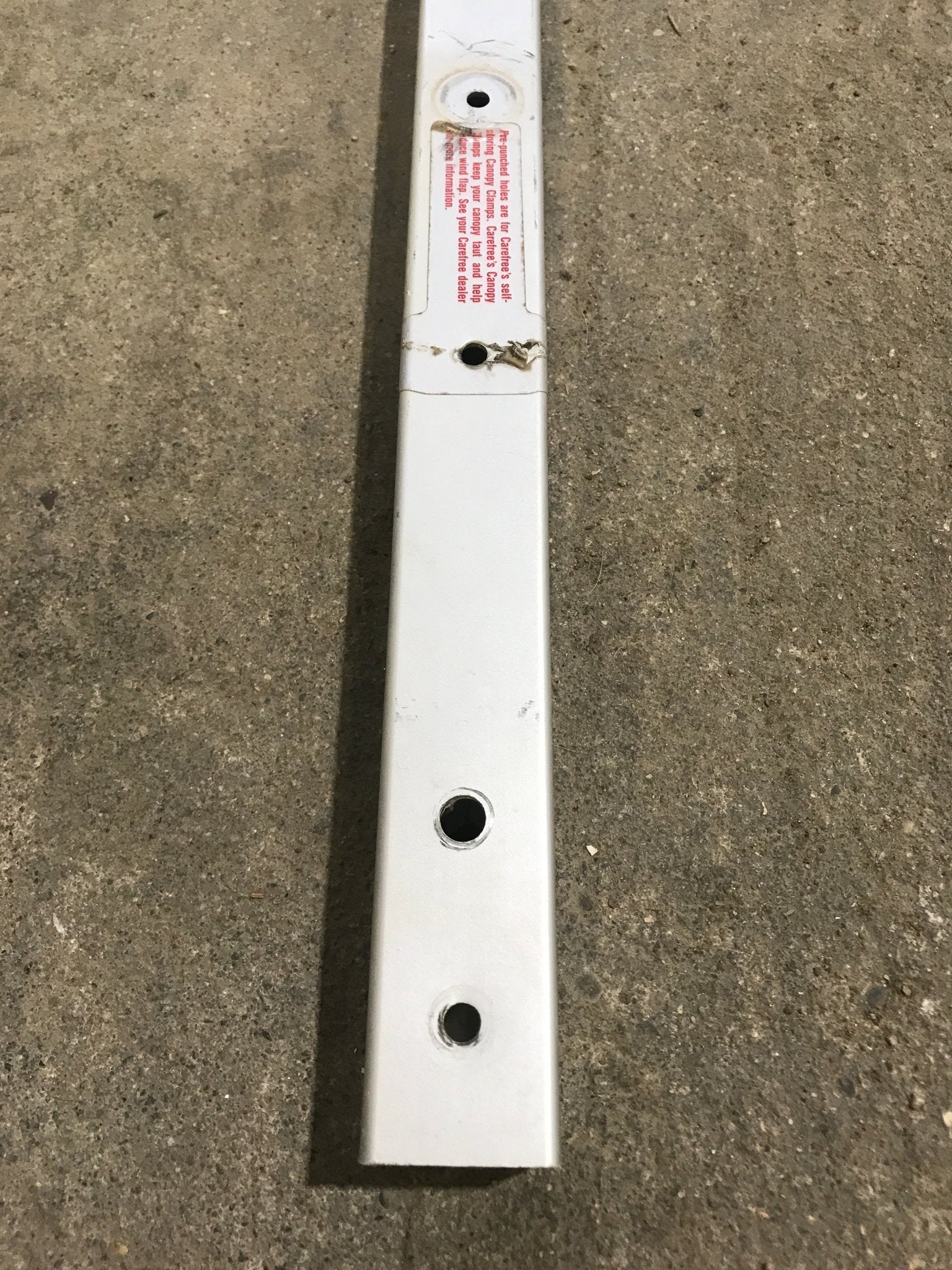 Used CareFree Fiesta Single Upper Brace, Tall - 60" - Young Farts RV Parts