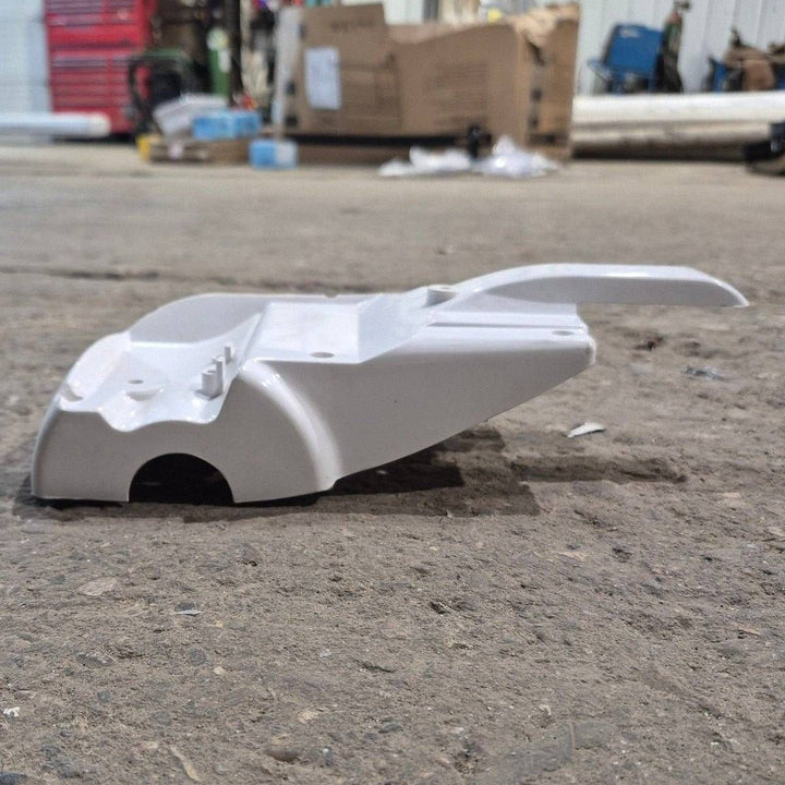 Used Carefree Idler/ Rear Arm Head Cover, Back Only, White - Travelr , R001329WHT - Young Farts RV Parts