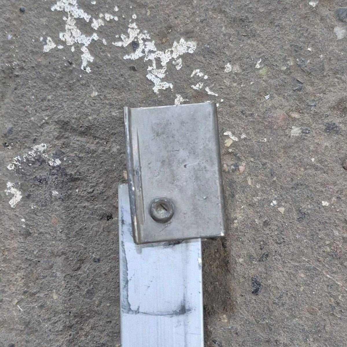 Used Carefree Lower Brace/ Rafter Arm, Silver (Satin), 40" - Spirit/ Fiesta - Young Farts RV Parts