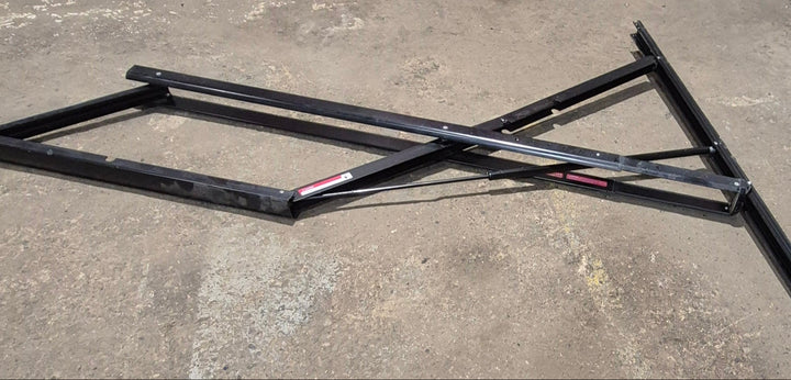 Used Carefree Travel'R Power Awning Arm, Standard LH Idler (Non - Power Side), 66 1/2", Adjustable Pitch - R001643BLK - Young Farts RV Parts