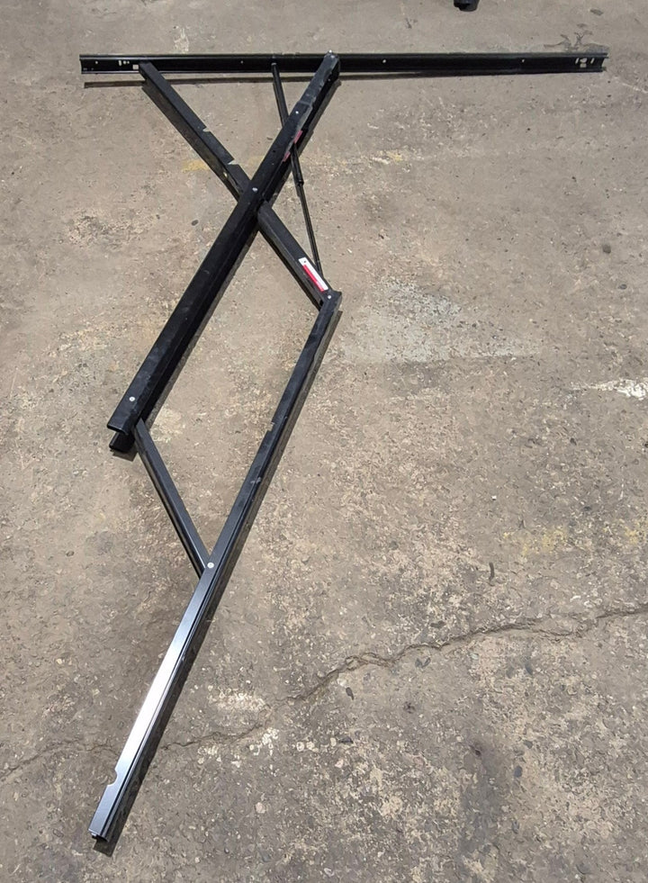 Used Carefree Travel'R Power Awning Arm, Standard LH Idler (Non - Power Side), 66 1/2", Adjustable Pitch - R001643BLK - Young Farts RV Parts