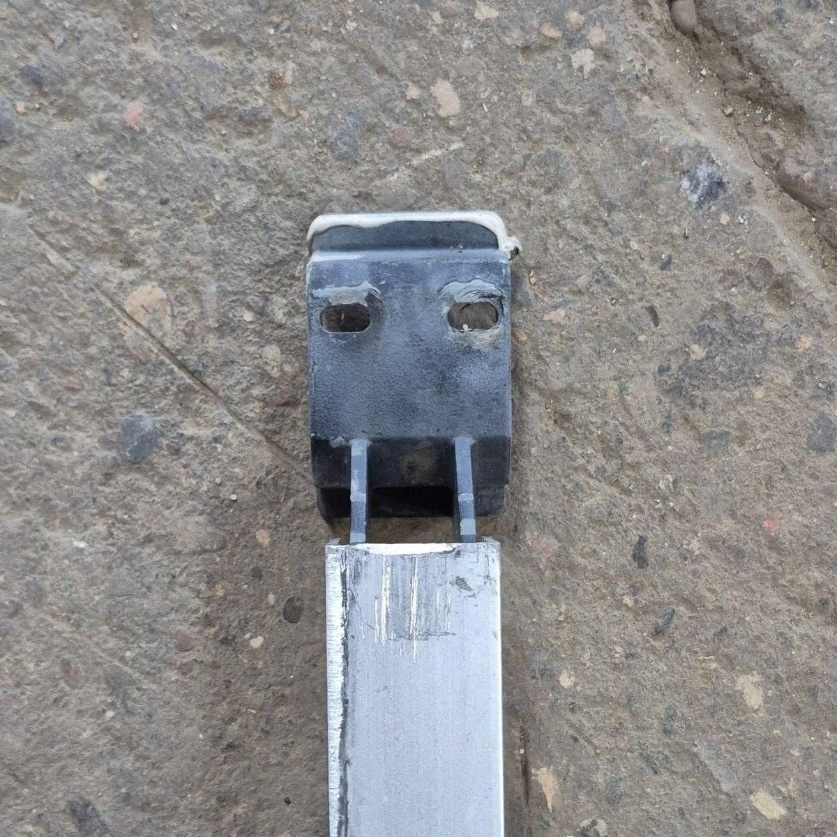 Used Carefree Upper Brace/ Rafter Arm, Silver (Satin), 60