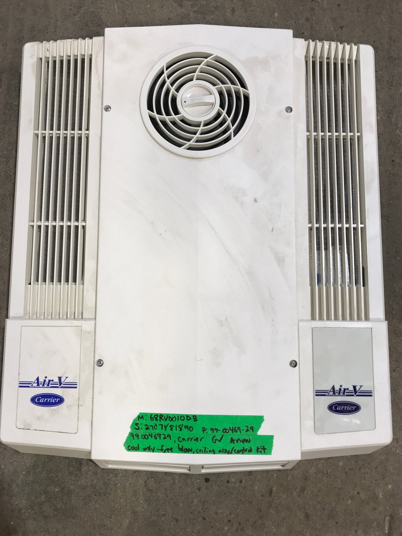 Used Carrier Air - V A/C Ceiling Assembly 99 - 00469 - 29 - Young Farts RV Parts