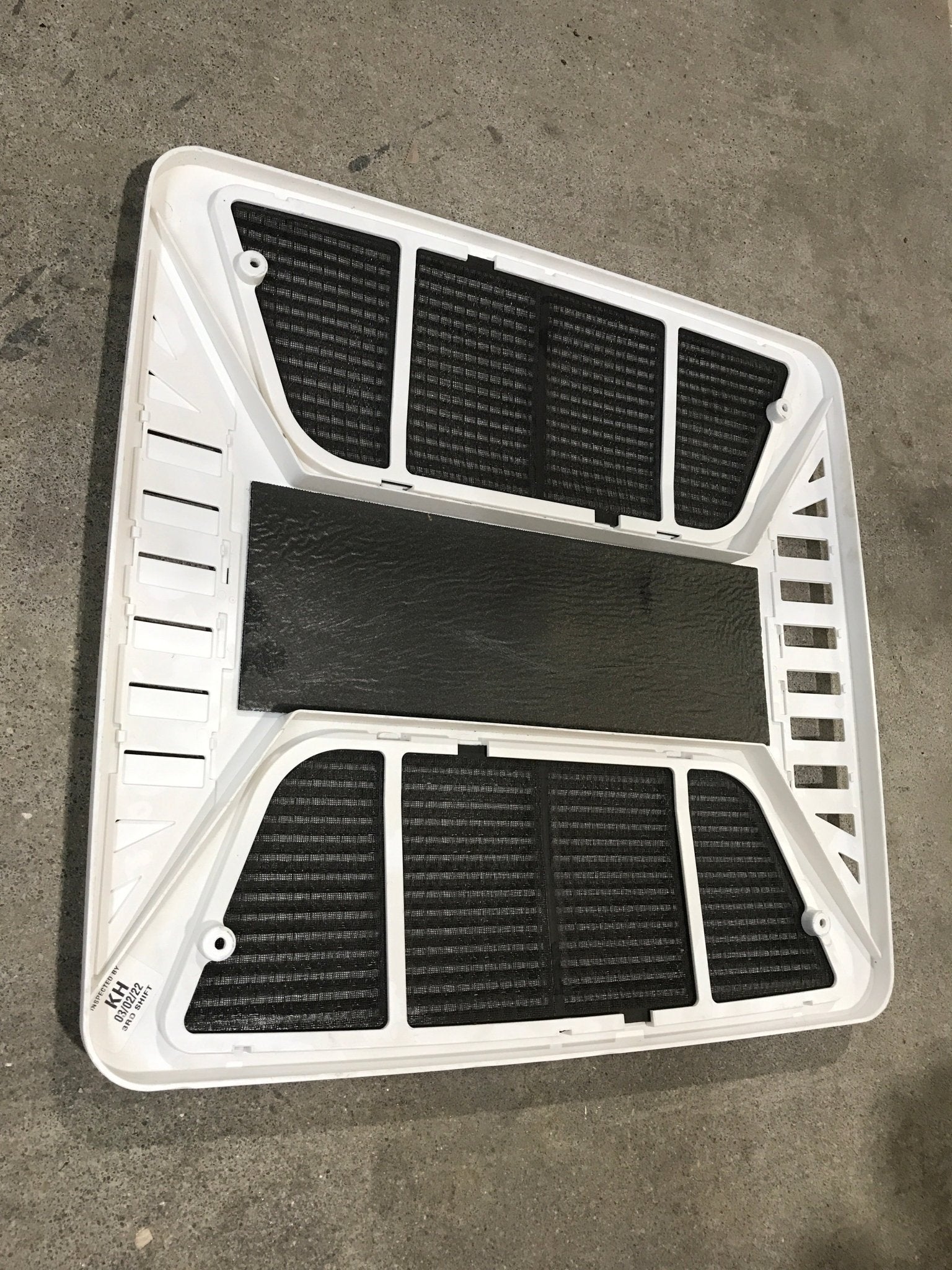 Used Coleman Mach Air Conditioner Inner Grill Cover - Young Farts RV Parts