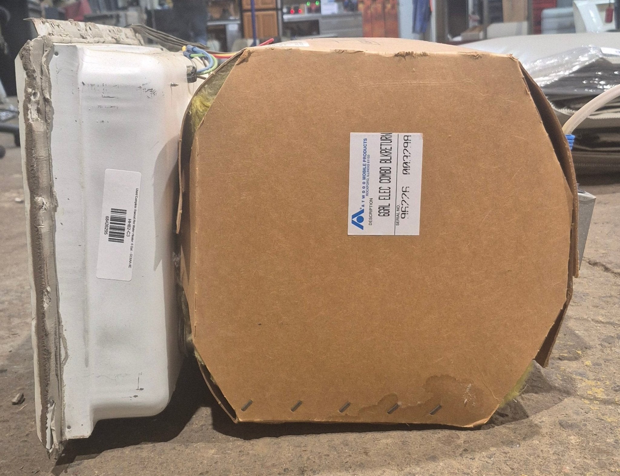 Used Complete Atwood Hot Water Heater, 6 Gal. - GC6AA - 9E - Young Farts RV Parts