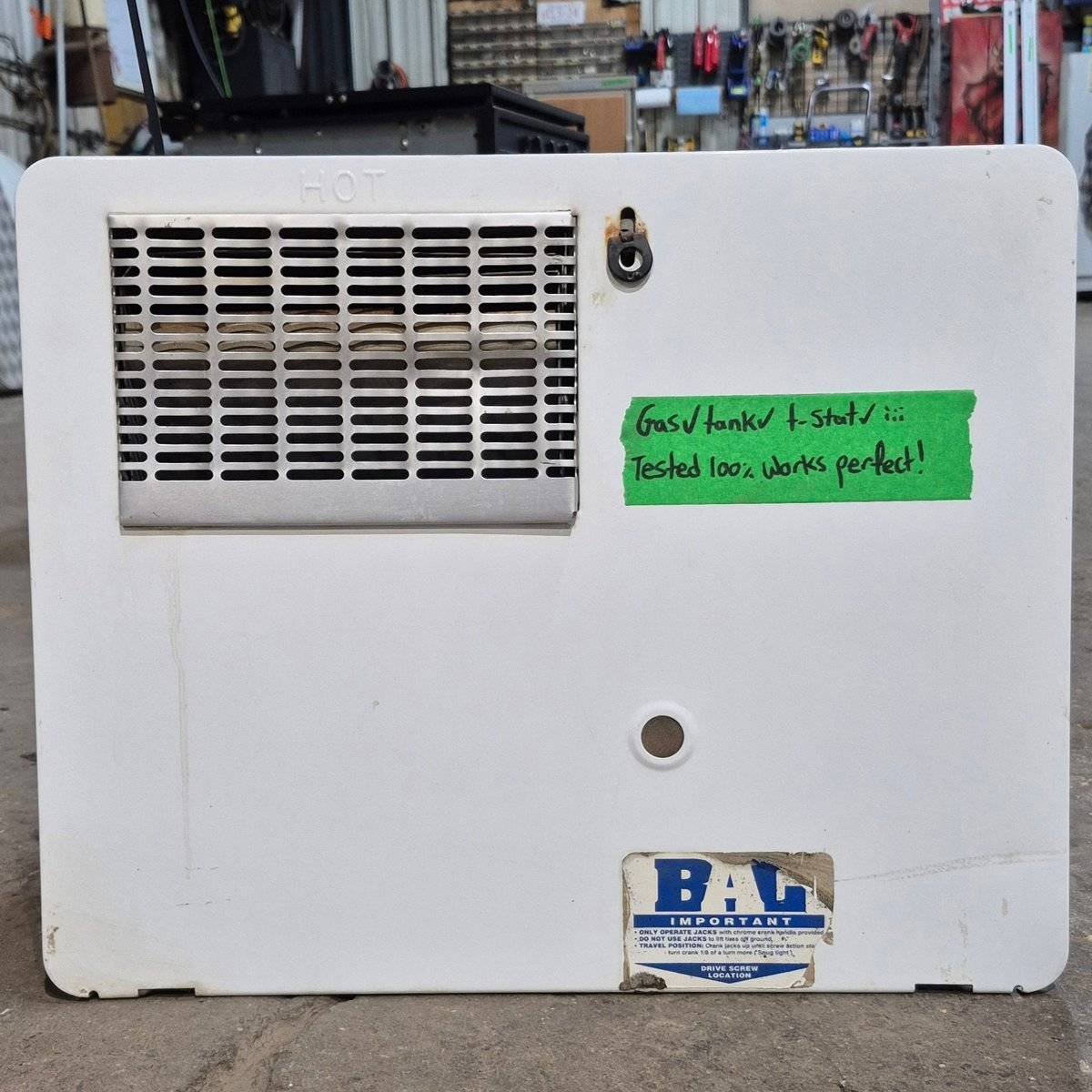 Used Complete Atwood Hot Water Heater - G6A - 8E - 16 X 16 X 12.375 - Young Farts RV Parts