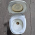 Used Complete Thetford Toilet, Hand Flush, High Profile, Off - White - AQUA MAGIC IV , 24920 - Young Farts RV Parts