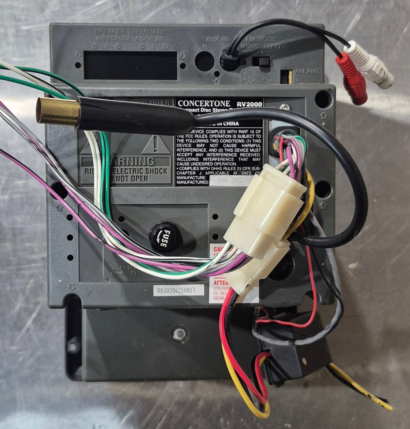 Used Concertone RV Radio - RV - 2000 - Young Farts RV Parts