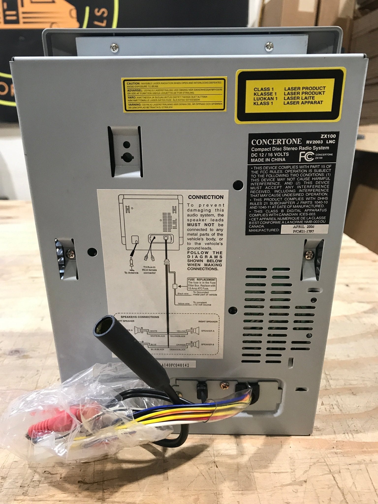 Used Concertone RV Radio RV - 2003 LNC - Young Farts RV Parts