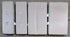 Used Dinette Cushion Set - 4 piece - 2 @ 37" x 21 1/2" x 4" D , 2 @ 37" x 12 1/2" x 4" D - Young Farts RV Parts