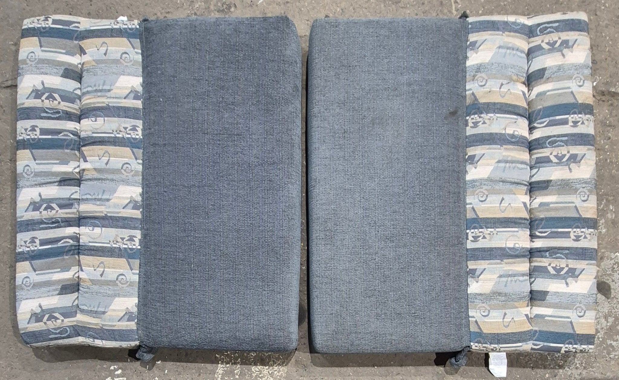 Used Dinette Cushion Set - 4 piece - 2 @ 40 1/2" x 18" x 5" D , 2 @ 40 1/2" x 15" x 5" D - Young Farts RV Parts