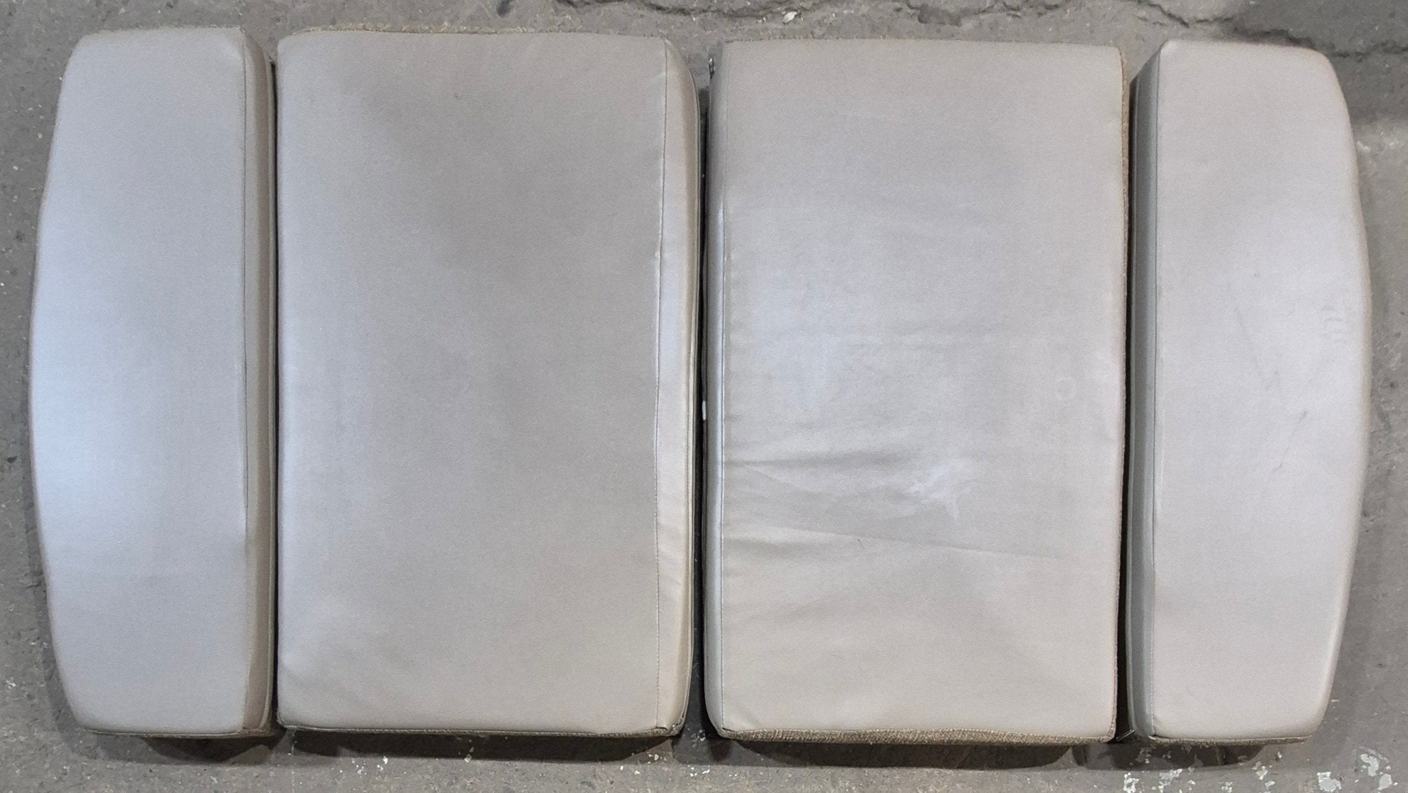 Used Dinette Cushion Set - 4 piece - 2 @ 40" x 24" x 4" D , 2 @ 40" x 13 1/2" x 4" D - Young Farts RV Parts