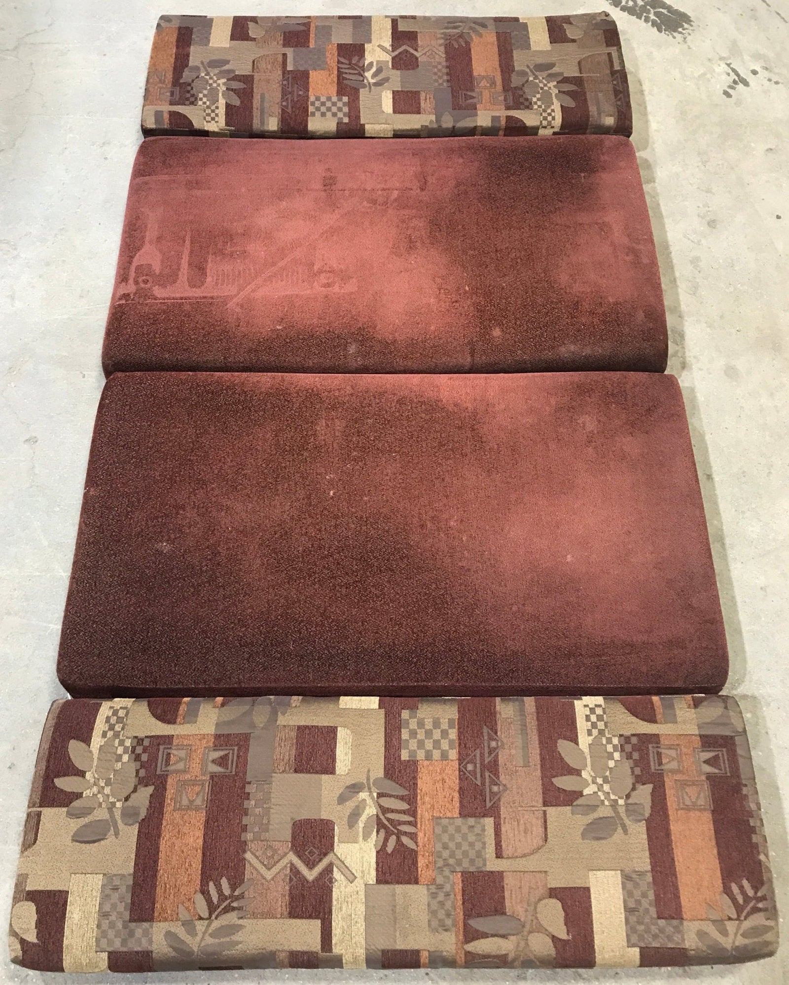 Used Dinette Cushion Set - 4 piece - 2 @ 41 1/2