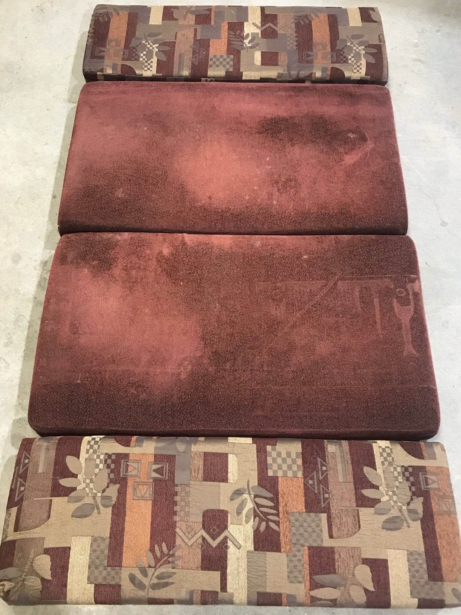 Used Dinette Cushion Set - 4 piece - 2 @ 41 1/2