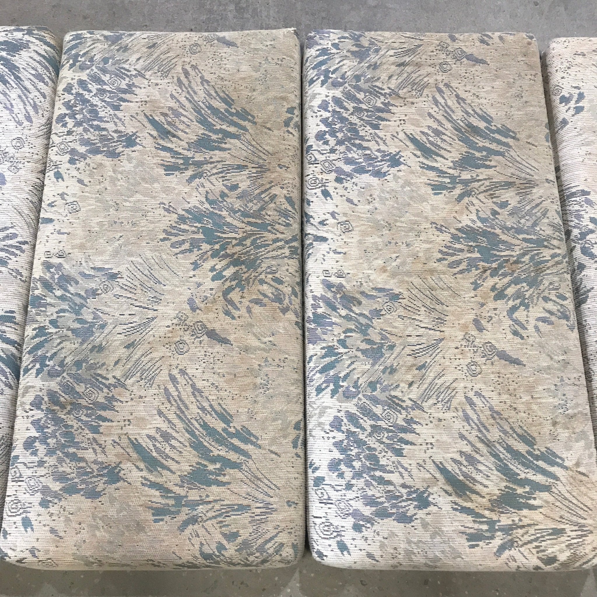 Used Dinette Cushion Set - 4 piece - 2 @ 44" x 20" x 4" D, 2 @ 44" x 13" x 4" D - Young Farts RV Parts