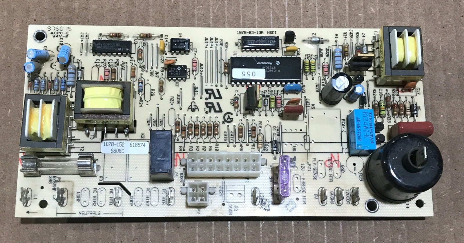 Used Dinosaur Electric Refrigerator Power Supply Circuit Board - 618574 - Young Farts RV Parts