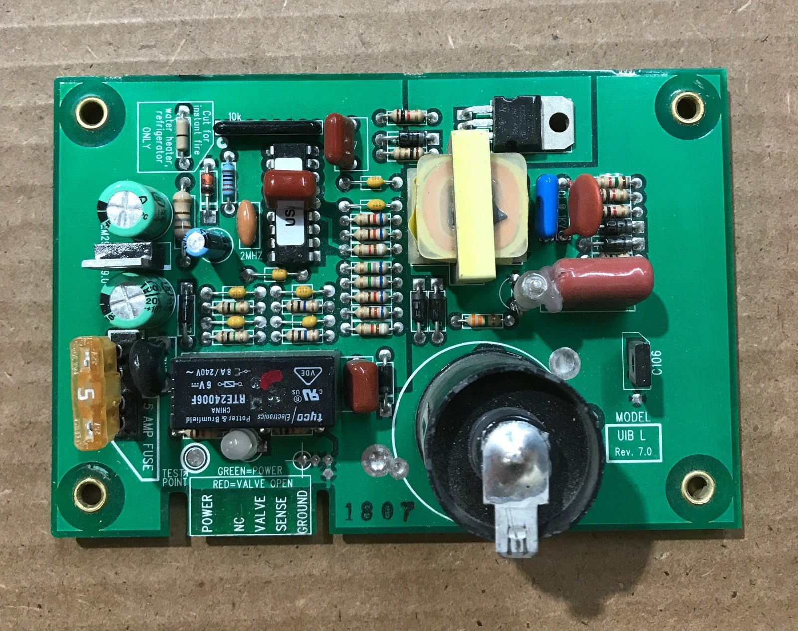 USED Dinosaur Electronics UIB L SPADE (LARGE) REV 7.0 Universal Ignitor Board - Young Farts RV Parts