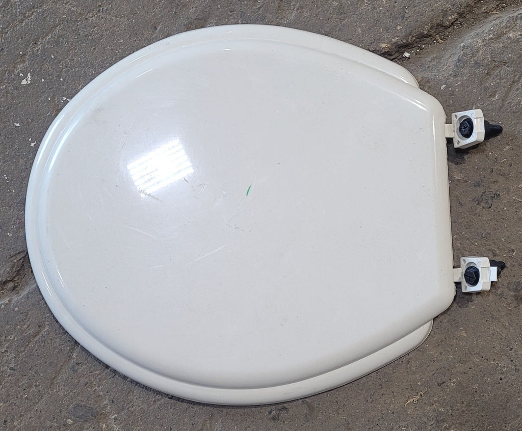 Used Dometic 210 Toilet Seat & Cover Replacement Off - White - 385344089 - 385312114 - Young Farts RV Parts