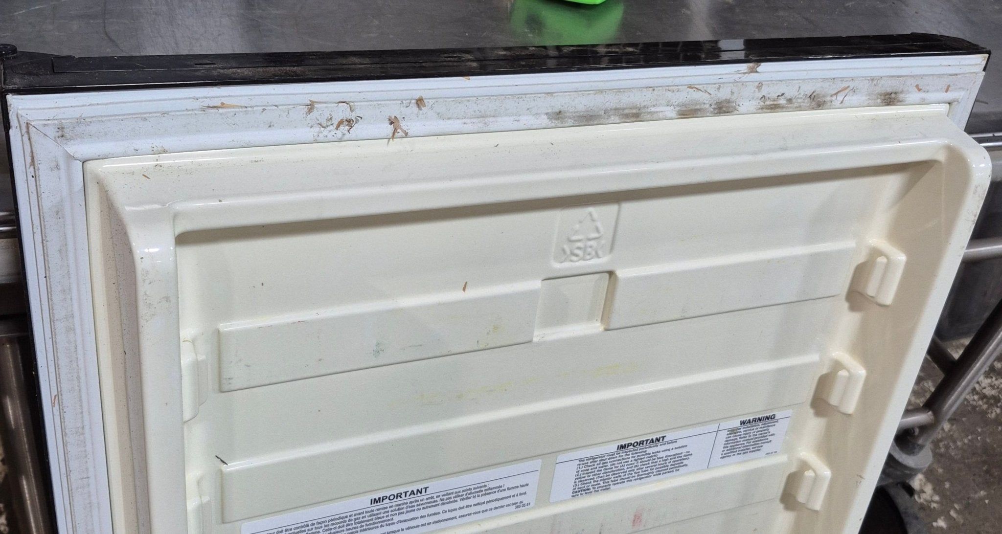 Used Dometic 2932562032 Refrigerator Main Door LH Good Used Shape - Young Farts RV Parts