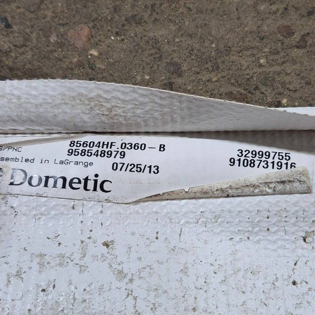Used Dometic/ A&E Deluxe Plus Window Awning, White Hardware, 3' - 85604HF.0360 - B - Young Farts RV Parts
