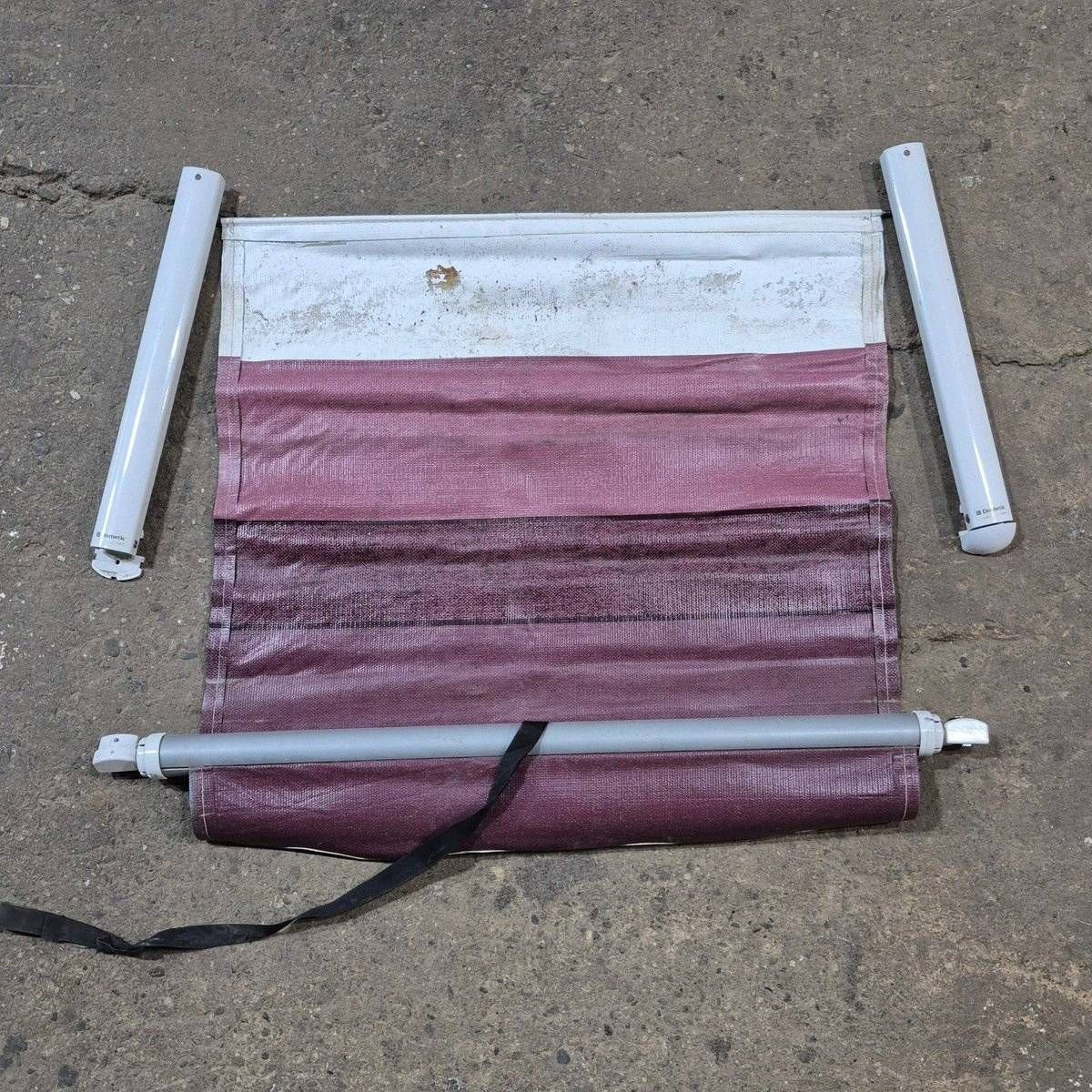 Used Dometic/ A&E Deluxe Plus Window Awning, White Hardware, 3' - 85604HF.0360 - B - Young Farts RV Parts