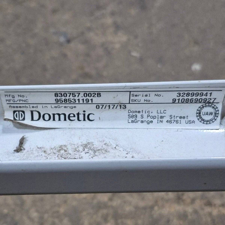Used Dometic/ A&E Deluxe Plus Window Awning, White Hardware, 3' - 85604HF.0360 - B - Young Farts RV Parts