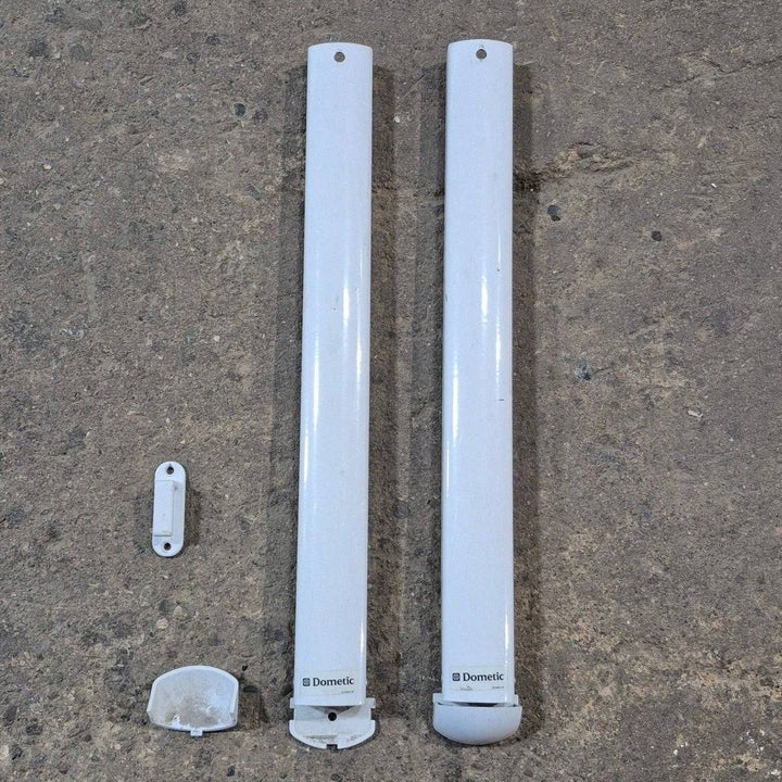 Used Dometic/ A&E Deluxe Plus Window Awning, White Hardware, 3' - 85604HF.0360 - B - Young Farts RV Parts