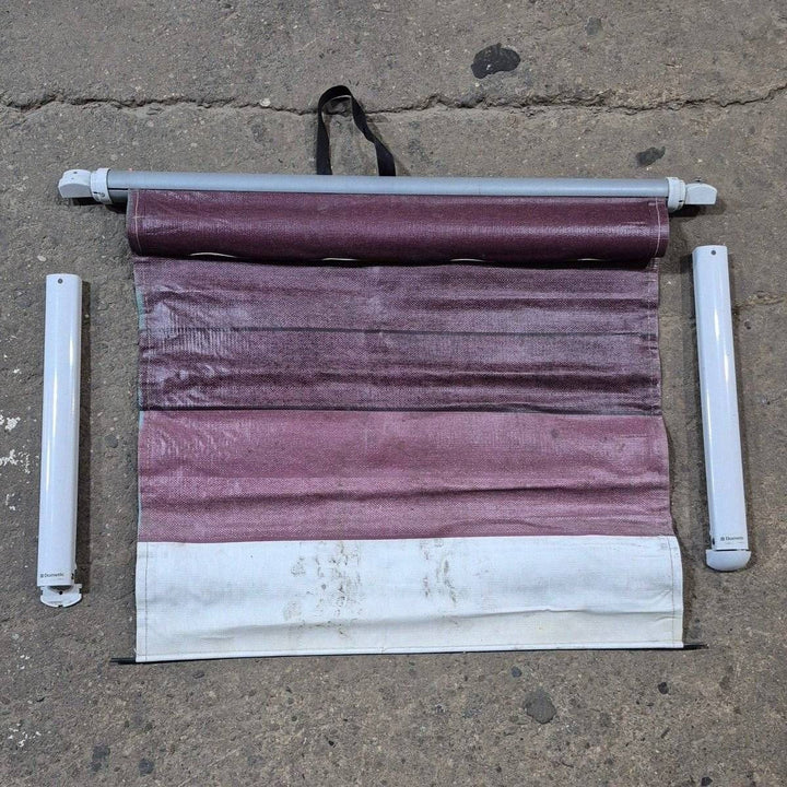 Used Dometic/ A&E Deluxe Plus Window Awning, White Hardware, 3' - 85604HF.0360 - B - Young Farts RV Parts