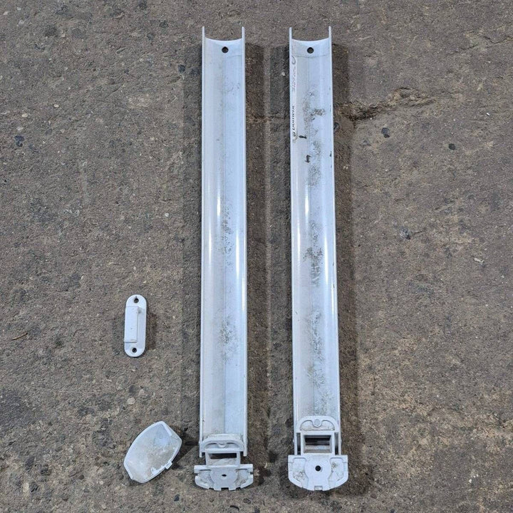 Used Dometic/ A&E Deluxe Plus Window Awning, White Hardware, 3' - 85604HF.0360 - B - Young Farts RV Parts