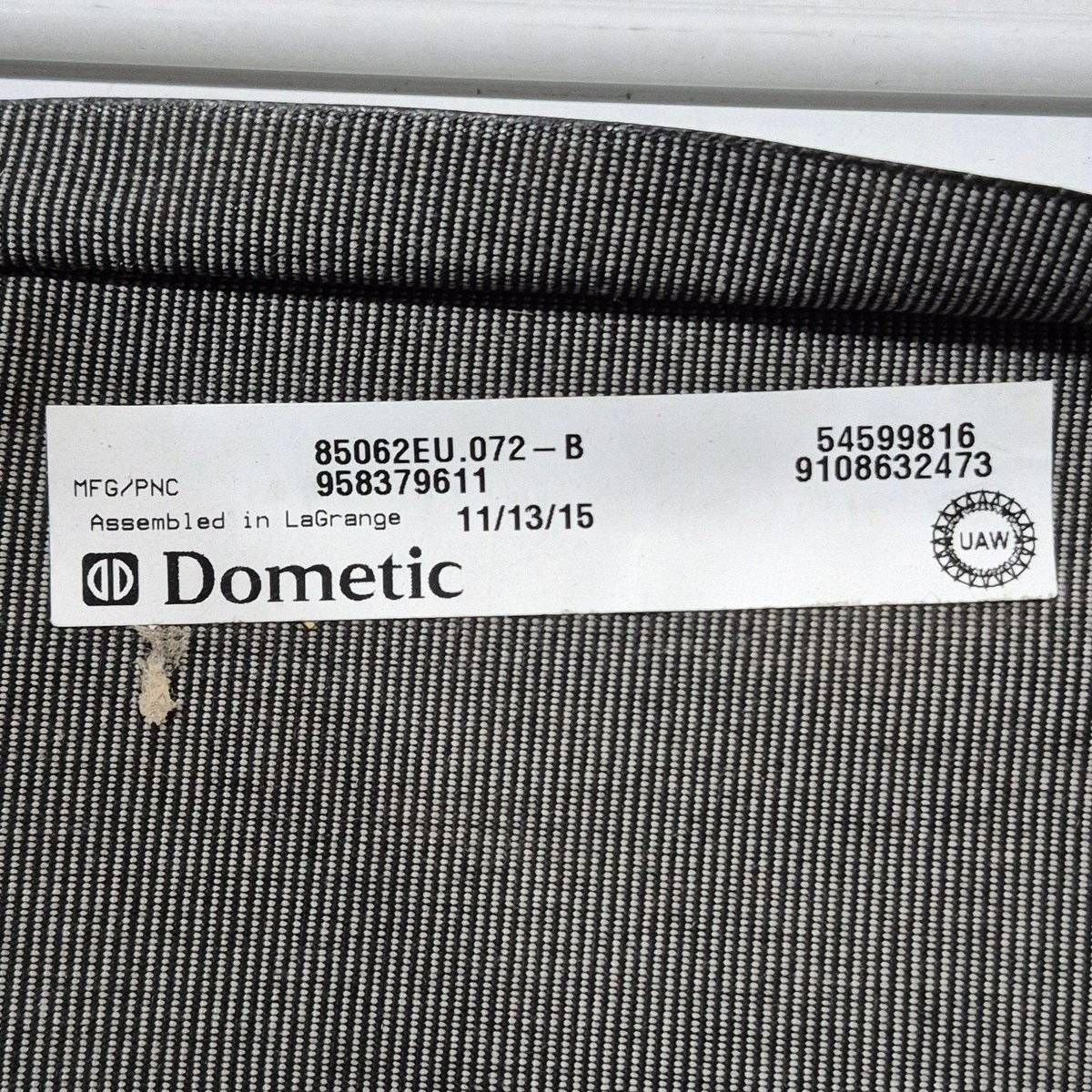 Used Dometic/ A&E Elite Window Awning, White Hardware, 6' - 85062EU.072 - B - Young Farts RV Parts