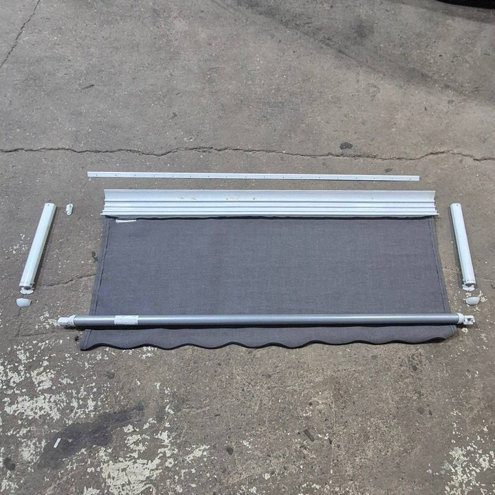 Used Dometic/ A&E Elite Window Awning, White Hardware, 6' - 85062EU.072 - B - Young Farts RV Parts