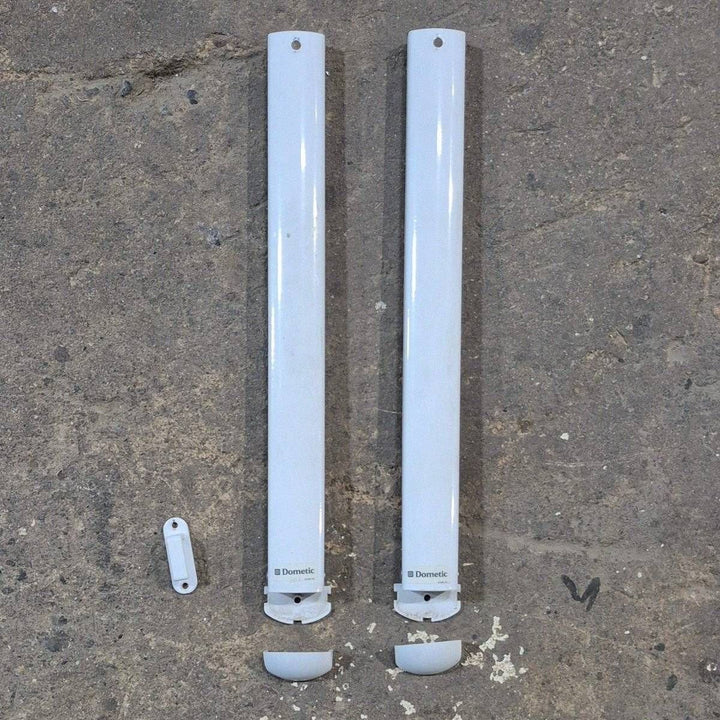 Used Dometic/ A&E Elite Window Awning, White Hardware, 6' - 85062EU.072 - B - Young Farts RV Parts
