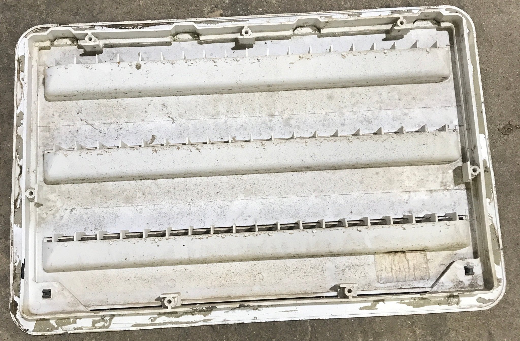 Used Dometic Air Intake Side Refrigerator Vent, Has Frame - 3109350.011 - Young Farts RV Parts