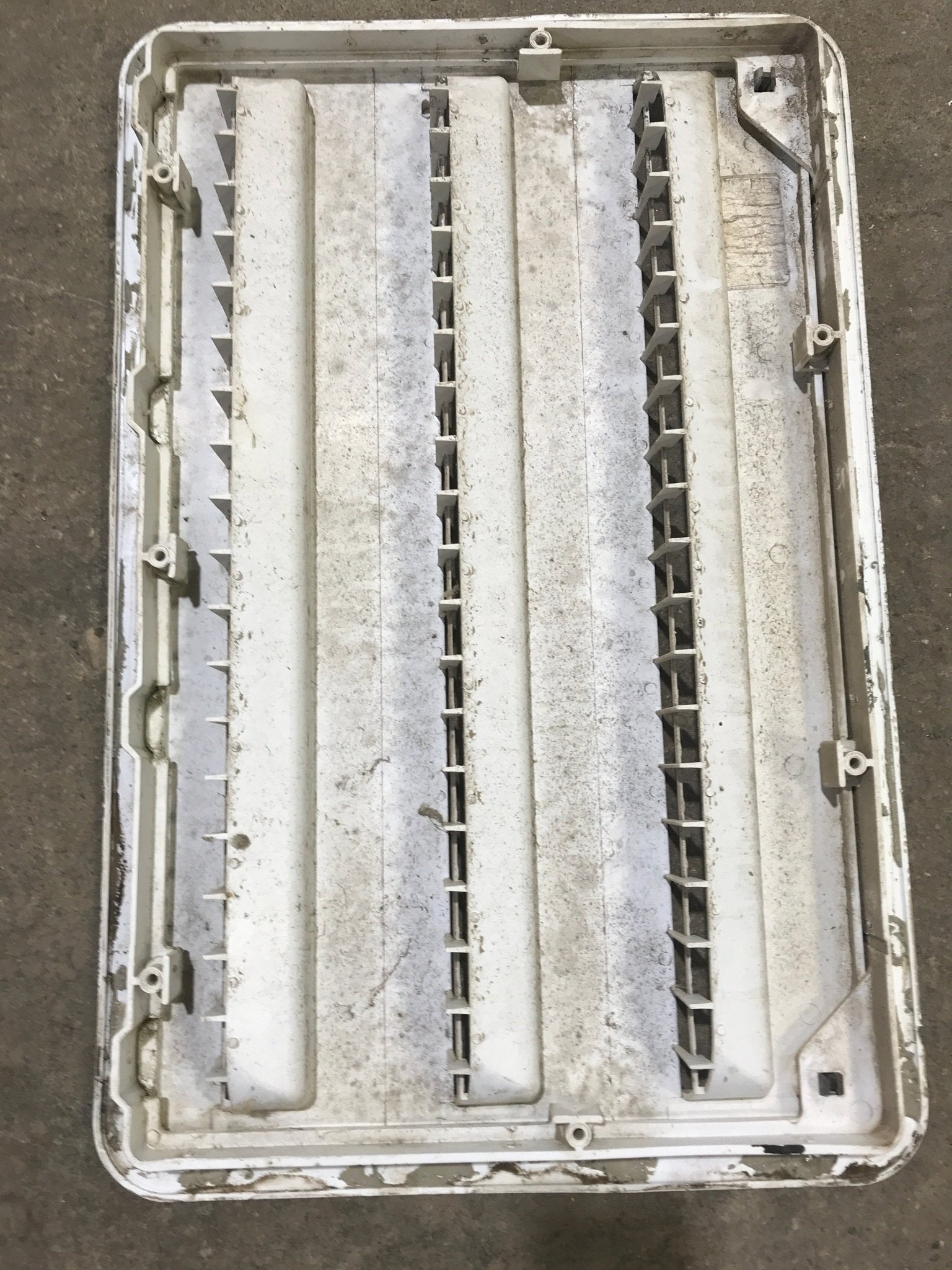 Used Dometic Air Intake Side Refrigerator Vent, Has Frame - 3109350.011 - Young Farts RV Parts