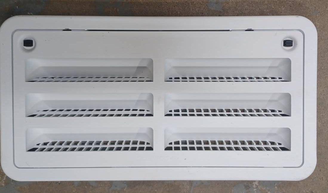 Used Dometic Air Intake Side Refrigerator Vent, Has Frame - 3109492.003 - Young Farts RV Parts
